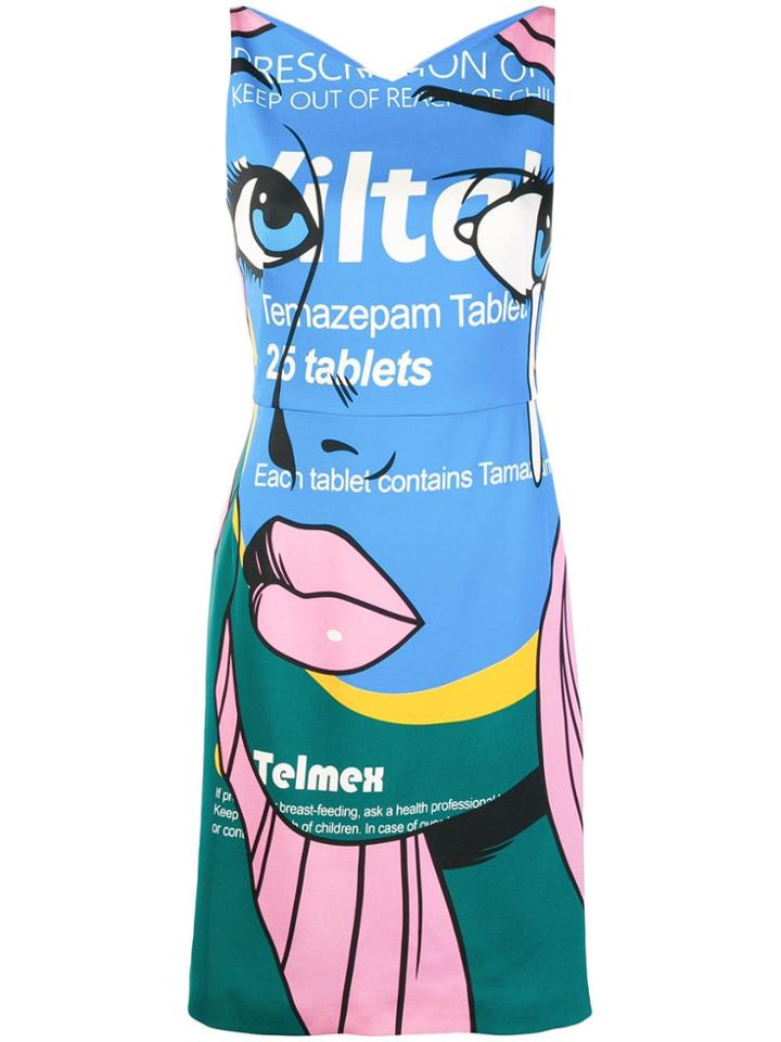 Moschino Billboards Dress - Blue