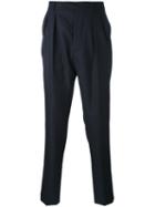 Officine Generale - Relaxed Trousers - Men - Wool - 52, Blue, Wool