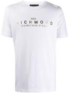 John Richmond Contrast Graphic-print T-shirt - White
