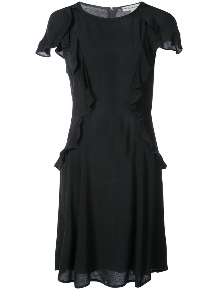 For Love And Lemons Draped Detail Dress - Black