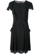 For Love And Lemons Draped Detail Dress - Black
