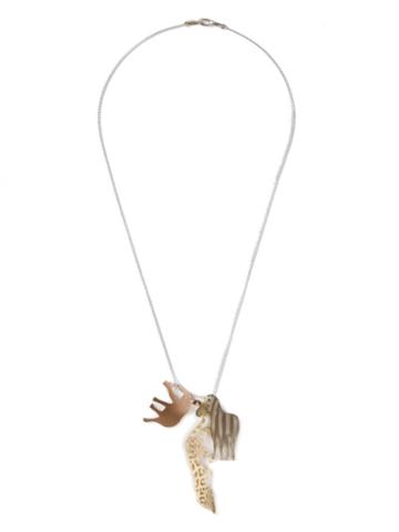 Marc Alary 'animal Trio' Necklace