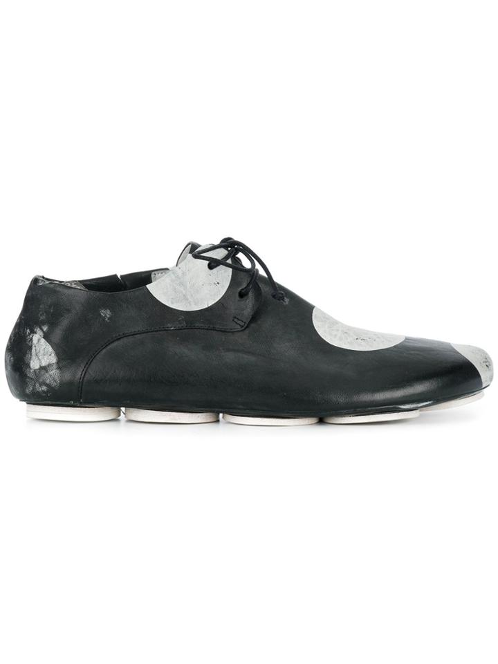 Marsèll Dot Detail Lace Ups - Black