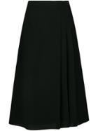 Lanvin Flared Midi Skirt - Black