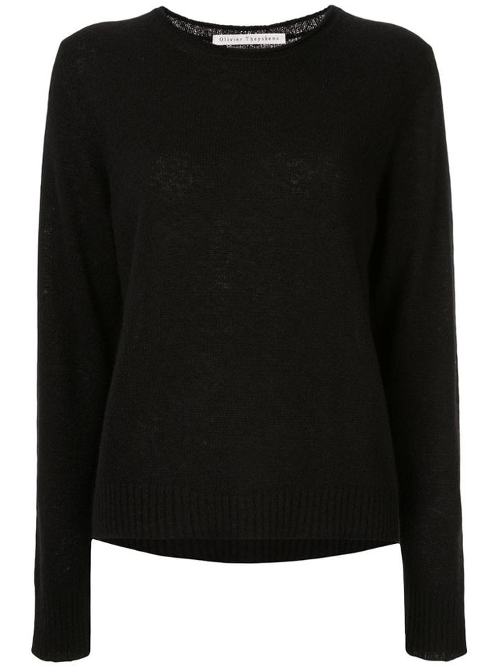 Olivier Theyskens Relaxed Jumper - Black