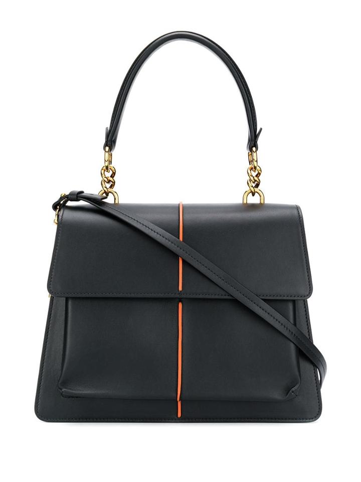 Marni Large Satchel Tote - Black