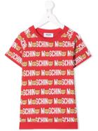 Moschino Kids Teen Toy Lettering Print T-shirt - Red
