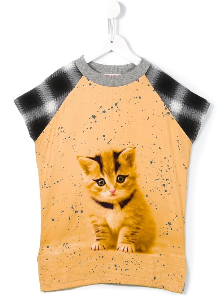 Anne Kurris 'jane' Punk Kitty Dress, Girl's, Size: 10 Yrs, Yellow/orange