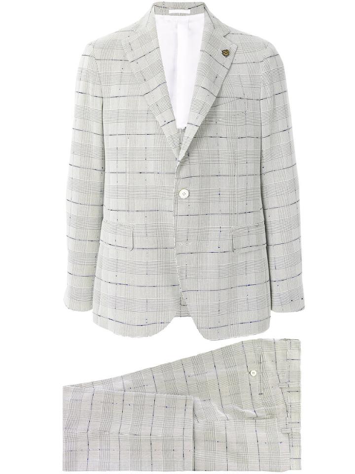 Gabriele Pasini Classic Single-breasted Suit - White