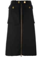 Alexander Mcqueen A-line Military Skirt