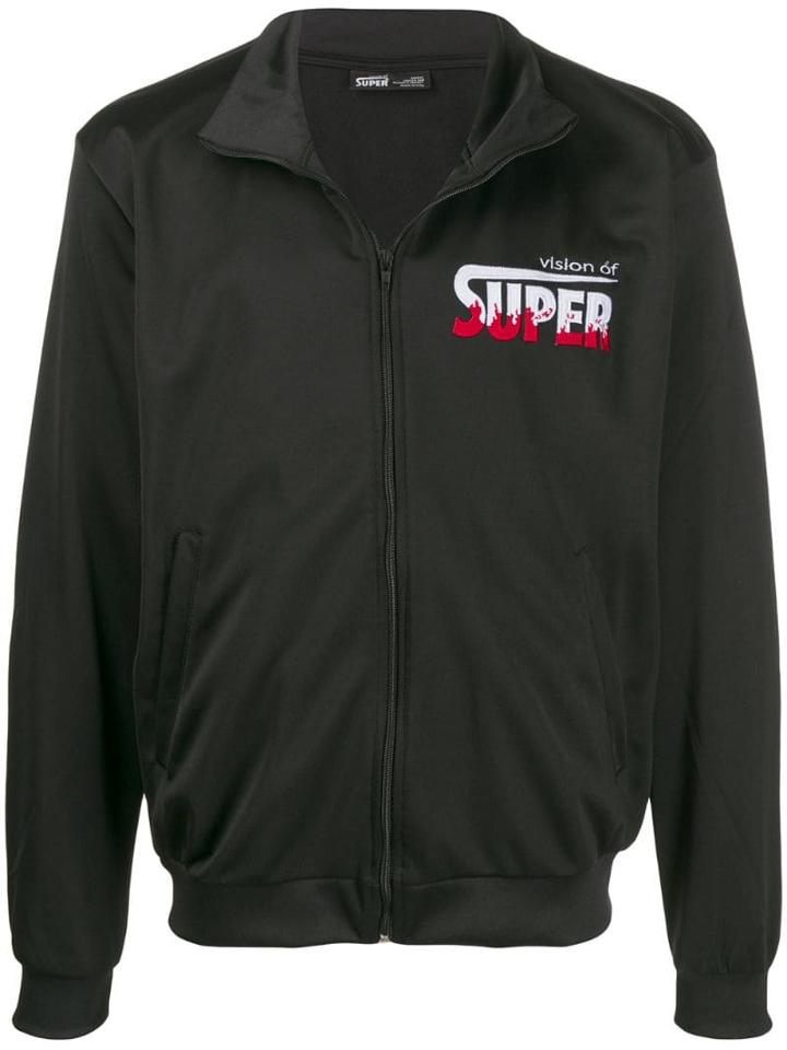 Vision Of Super Flames Logo Jacket - Black