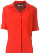 Jil Sander Vintage Shortsleeved Shirt, Women's, Size: 44, Red