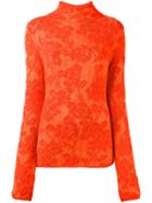 Etro Floral Pattern Jumper, Women's, Size: 42, Yellow/orange, Mohair/wool/polyimide