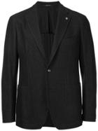 Tagliatore Textured Blazer Jacket - Black