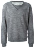 Maison Margiela Elbow Patch Sweatshirt, Men's, Size: 46, Grey, Cotton/calf Leather