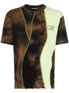 Cmmn Swdn Panelled Tie-dye T-shirt - Brown