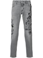 Dolce & Gabbana Tradizion Stamp Jeans - Grey