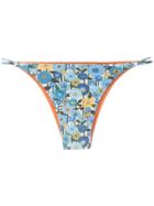 Clube Bossa Blume Printed Bikini Bottom - Blue