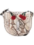 Altuzarra - Ghianda Saddle Mini Cross-body Bag - Women - Leather/python Skin - One Size, Nude/neutrals, Leather/python Skin