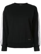 Loveless Mesh Sleeve Sweatshirt - Black
