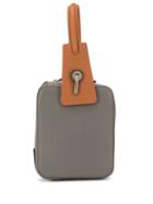 Bonastre Contrasting Handle Tote Bag - Grey