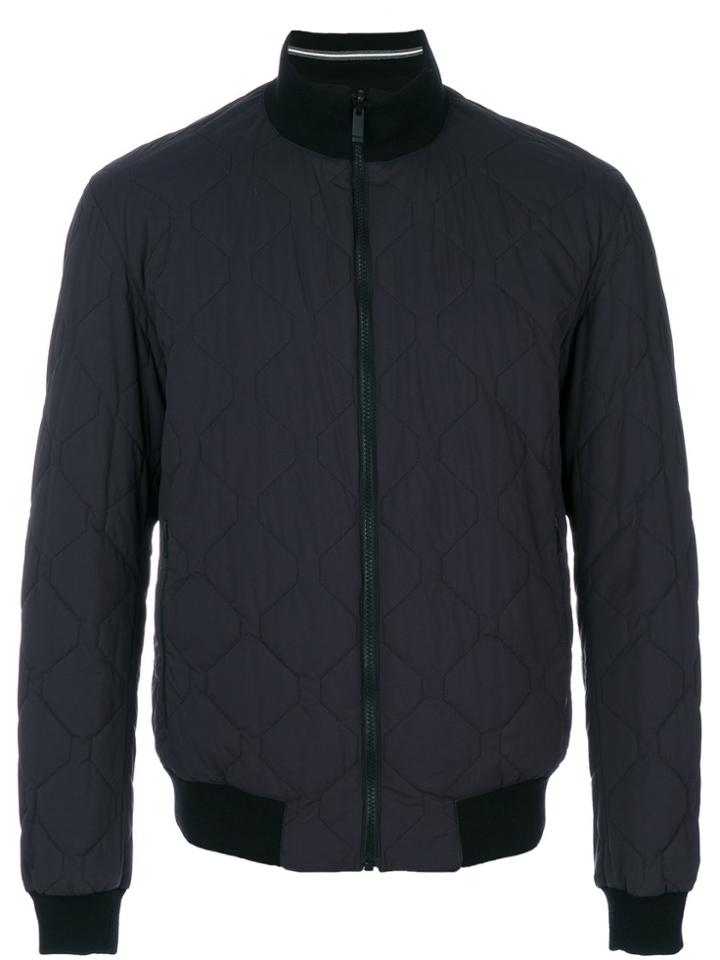 Z Zegna Quilted Jacket - Black
