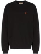 Futur Embroidered Outline Sweatshirt - Black
