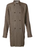 Denis Colomb Marlon Coat, Men's, Size: Medium, Brown, Linen/flax