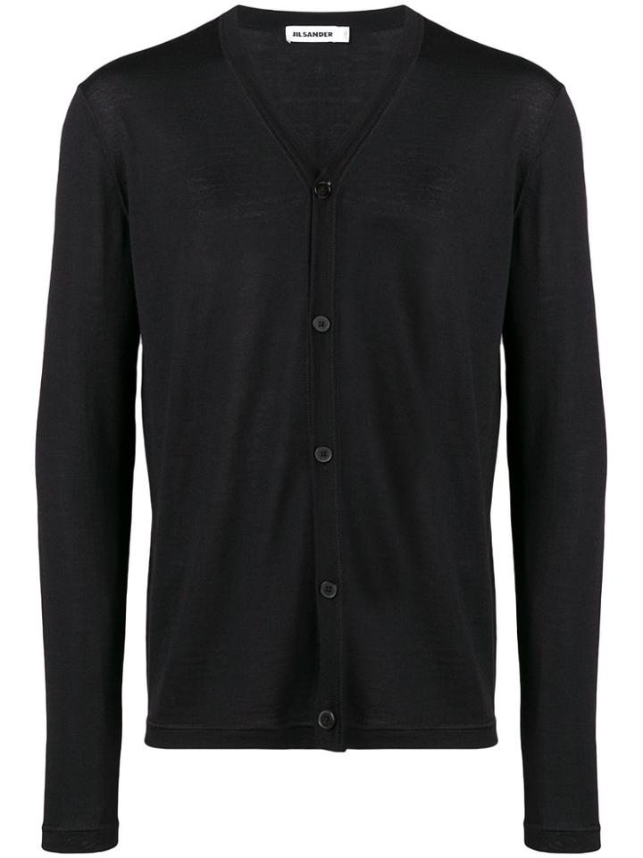 Jil Sander Classic Cardigan - Black