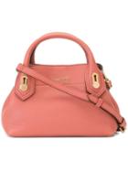 Burberry Classic Tote, Women's, Pink/purple, Calf Leather