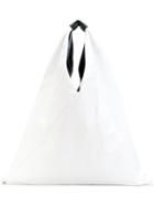 Mm6 Maison Margiela - Triangle Tote - Women - Polyester/polyurethane/viscose - One Size, White, Polyester/polyurethane/viscose