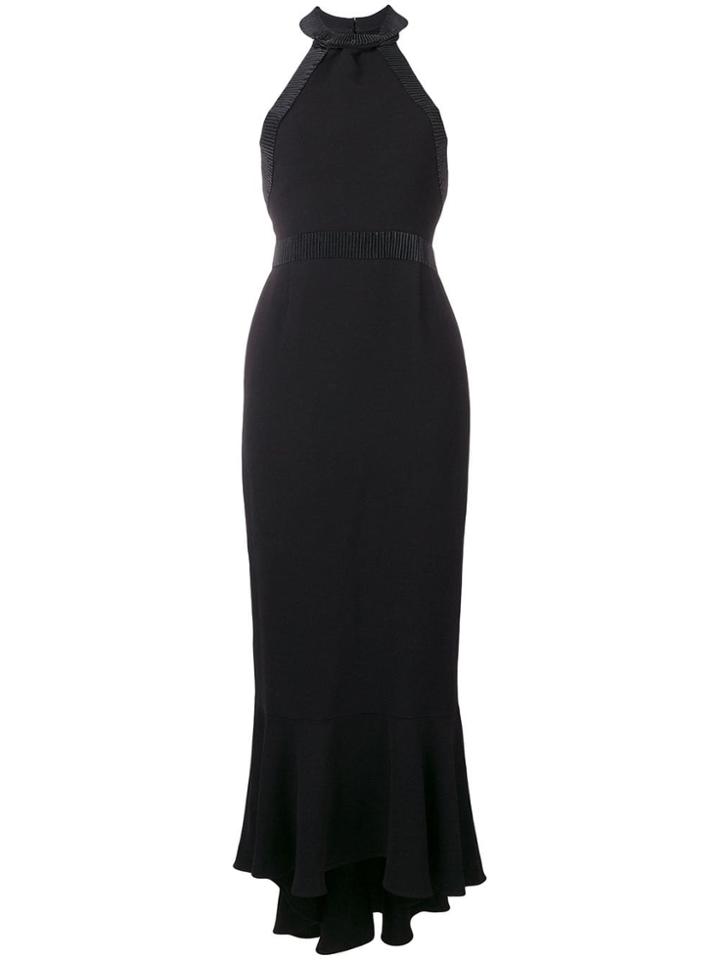 Karl Lagerfeld Halterneck Dress - Black