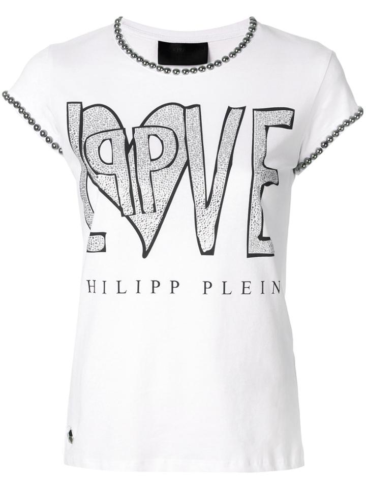 Philipp Plein Love Patch T-shirt - White