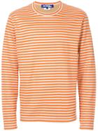 Junya Watanabe Comme Des Garçons Man Striped Jumper - Yellow & Orange