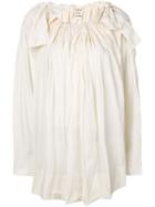 Vanessa Bruno Pleated Collar Shirt - Red