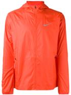 Nike Shield Running Jacket, Men's, Size: Small, Yellow/orange, Polyester