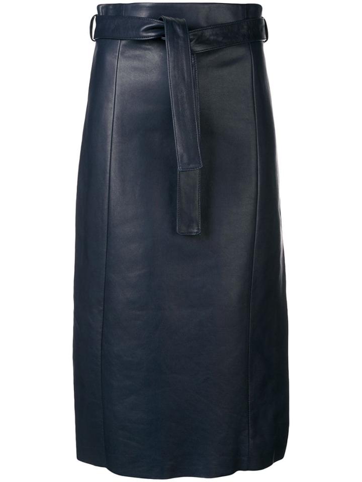 Drome High-waisted Midi Skirt - Blue