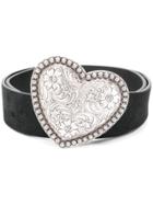 B-low The Belt Heart Buckle Belt - Black