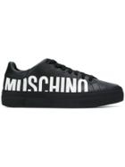 Moschino Low-top Logo Sneakers - Black