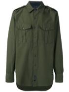 Rag & Bone Chest Pocket Shirt, Men's, Size: Large, Green, Cotton