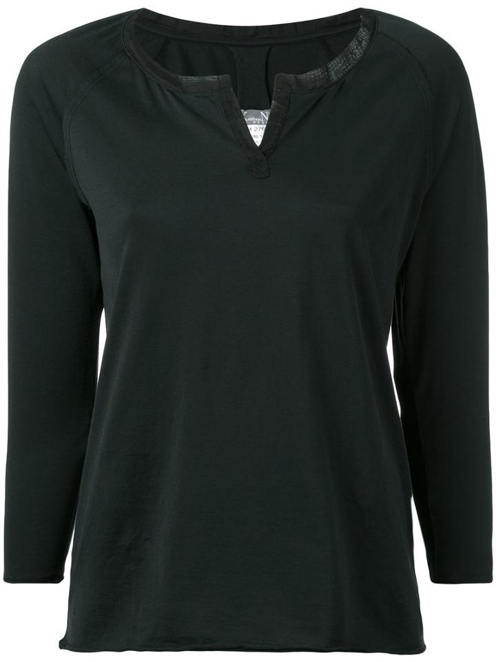 Kristensen Du Nord - Poplin Top - Women - Cotton - 2, Black, Cotton