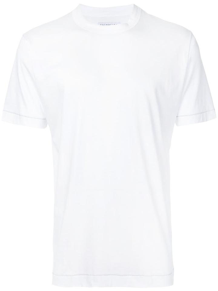 Plain T-shirt - Men - Cotton/lyocell - S, White, Cotton/lyocell, Estnation