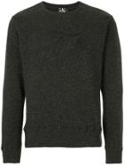 Hysteric Glamour Appliqué Front Sweater - Black