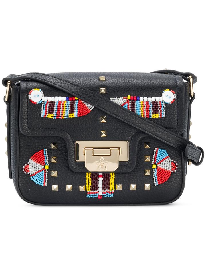 Ash Etno Embellished Salena Bag - Black