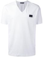 Dolce & Gabbana Chest Logo Plaque T-shirt - White
