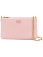 Dolce & Gabbana Pebbled Shoulder Bag - Pink & Purple