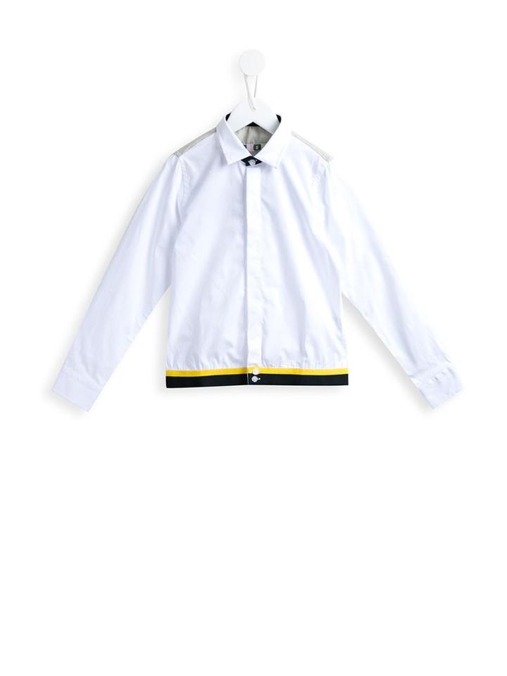 Msgm Kids Cutaway Collar Jacket