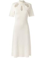 Talie Nk Midi Dress, Women's, Size: Medium, White, Viscose/polyimide