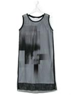 Dkny Kids - Printed Tank Dress - Kids - Cotton/polyester/modal - 16 Yrs, Black