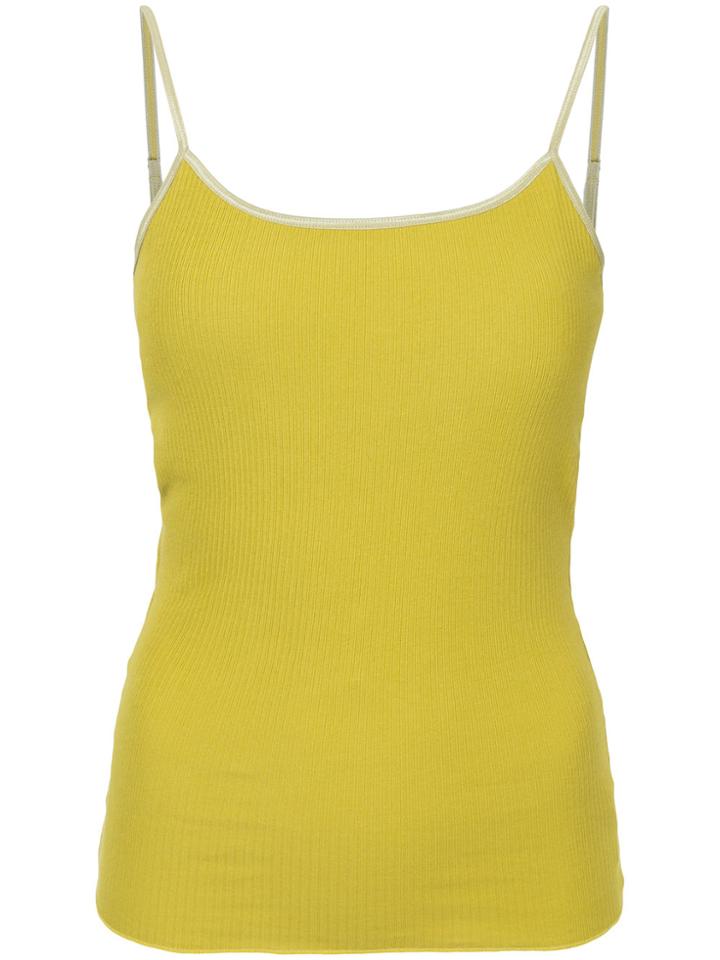 H Beauty & Youth Spaghetti Strap Vest - Yellow & Orange